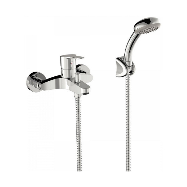 Mixer Tap Tres 21517010 Bathtub Stainless steel