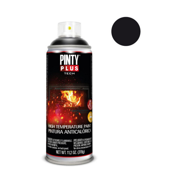 Anti-heat paint Pintyplus Tech A104 400 ml Spray Black