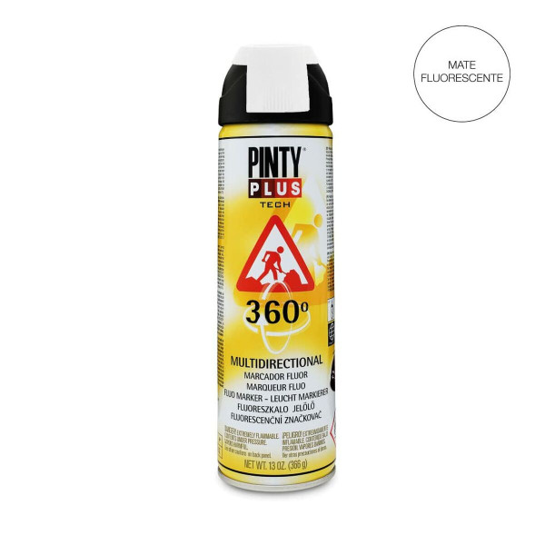 Spray paint Pintyplus Tech T101 360º White 500 ml