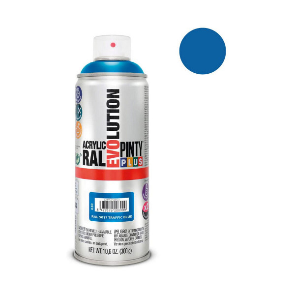 Spray paint Pintyplus Evolution RAL 5017 400 ml Traffic Blue