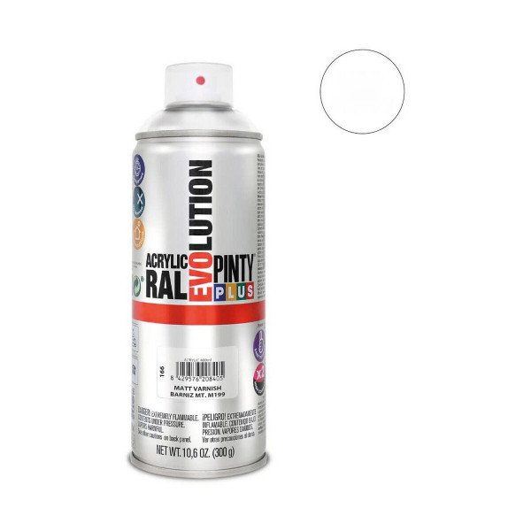 Spray Varnish Pintyplus Evolution M199 400 ml Matt Colourless