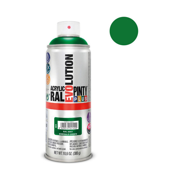 Spray paint Pintyplus Evolution RAL 6001 400 ml Emerald Green