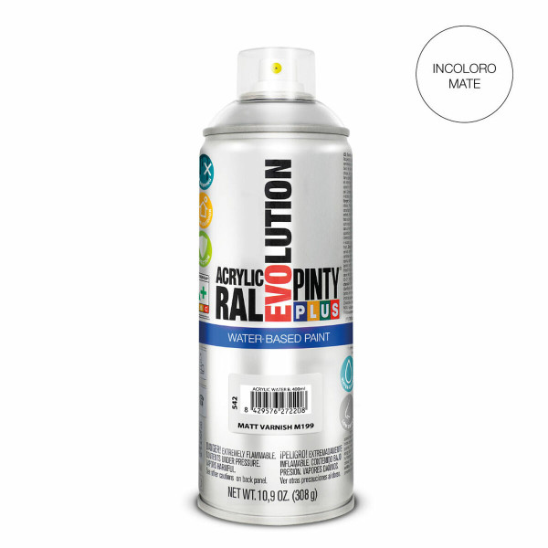 Spray Varnish Pintyplus Evolution M199 Matt Water-based 400 ml Colourless