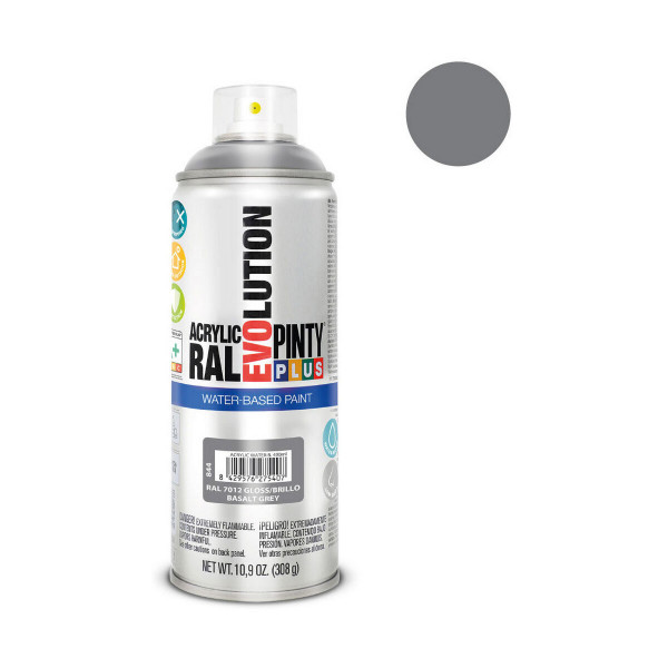 Spray paint Pintyplus Evolution RAL  7012 400 ml Water-based Basalt Grey