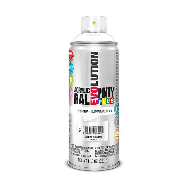 Spray paint Pintyplus Evolution IW101 320 ml Printing Water-based White