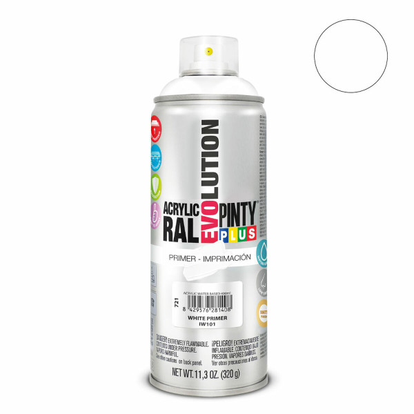 Spray paint Pintyplus Evolution IW101 320 ml Printing Water-based White