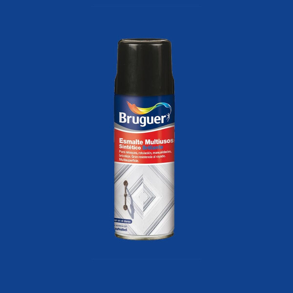 Synthetic enamel Bruguer 5197983 Spray Multi-use Luminous Blue 400 ml Shiny