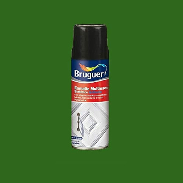 Synthetic enamel Bruguer 5197991 Spray Multi-use Grass Green 400 ml Shiny