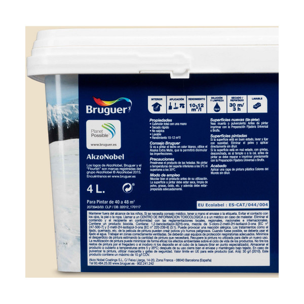 Paint Bruguer Alaska 4 L White Natural