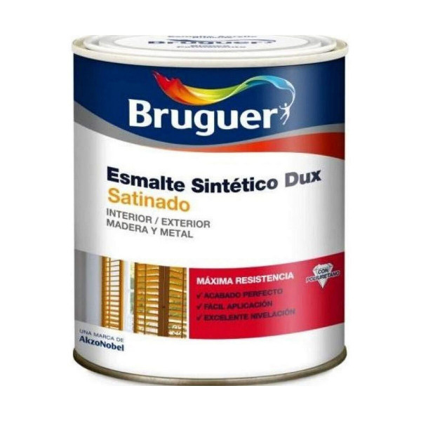 Synthetic enamel Bruguer Dux 250 ml White Satin finish