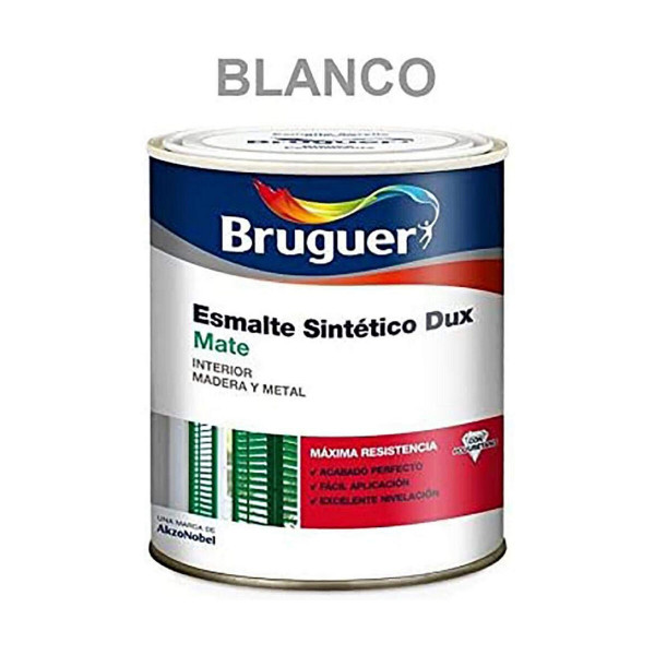 Synthetic enamel Bruguer Dux 250 ml White Matt