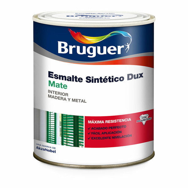 Synthetic enamel Bruguer Dux 250 ml White Matt