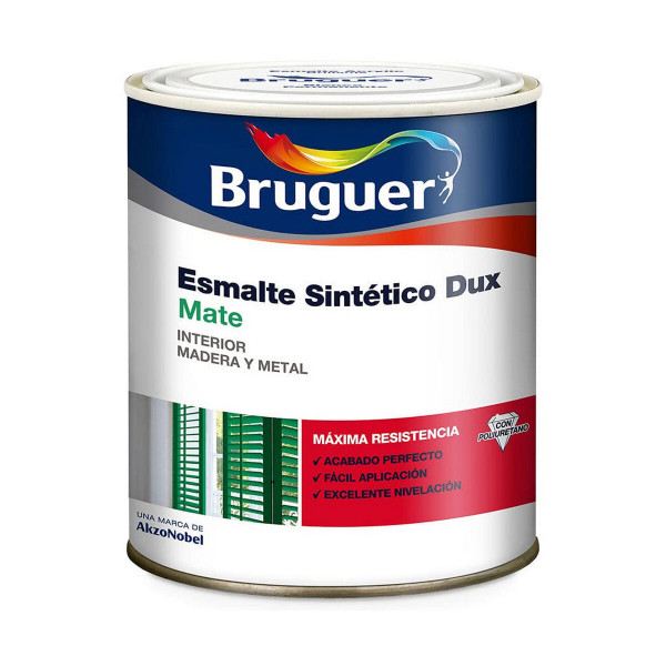 Synthetic enamel Bruguer Dux White 750 ml Matt