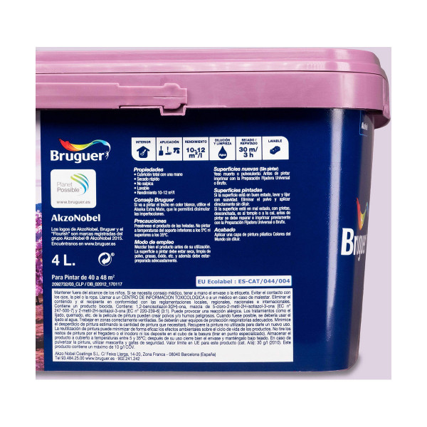 Paint Bruguer Japon 4 L Soft violet