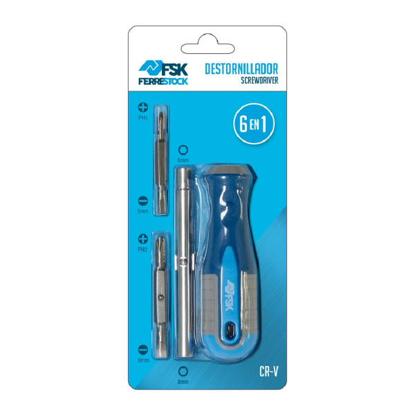 6 in 1 Screwdriver Ferrestock