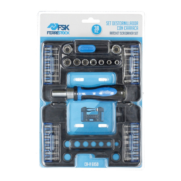 Screwdriver Set Ferrestock 38 pcs