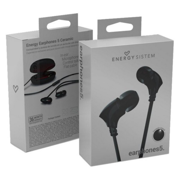 In ear headphones Energy Sistem 444762 Black