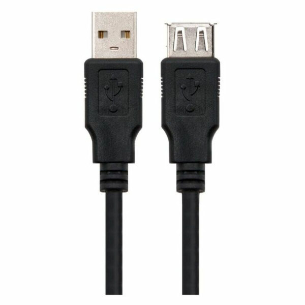 USB Cable NANOCABLE 8433281002999 3 M Black