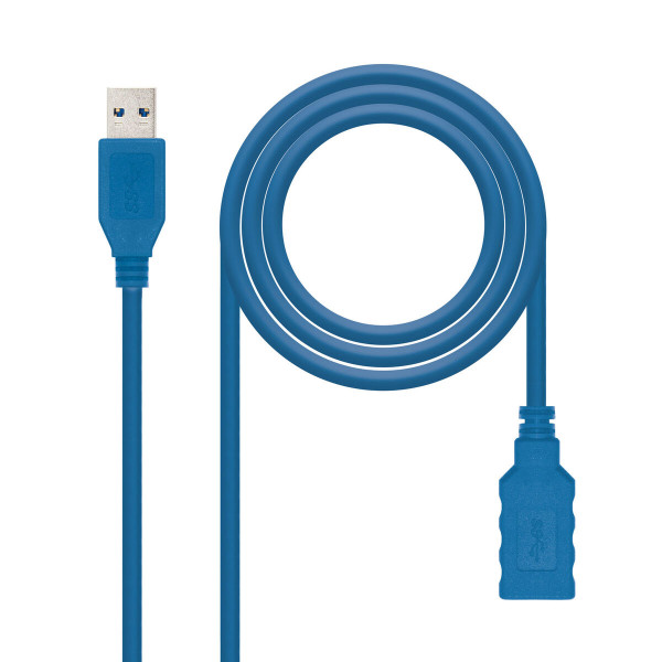 USB Extension Cable NANOCABLE 10.01.0902-BL 2 m