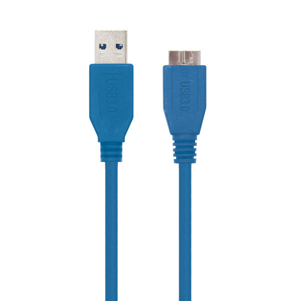 USB 3.0 A to Micro USB B Cable NANOCABLE 10.01.1102-BL 2 m