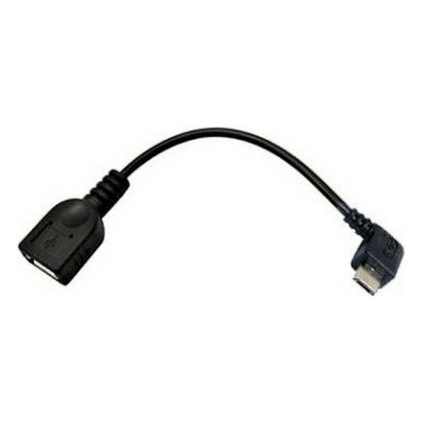 USB 2.0 A to USB B Cable NANOCABLE 10.01.3600 15 cm Male Plug/Socket Black