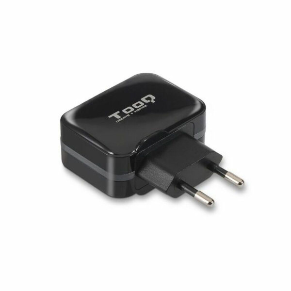 Wall Charger TooQ AATCAT0149 USB x 2 17W Black