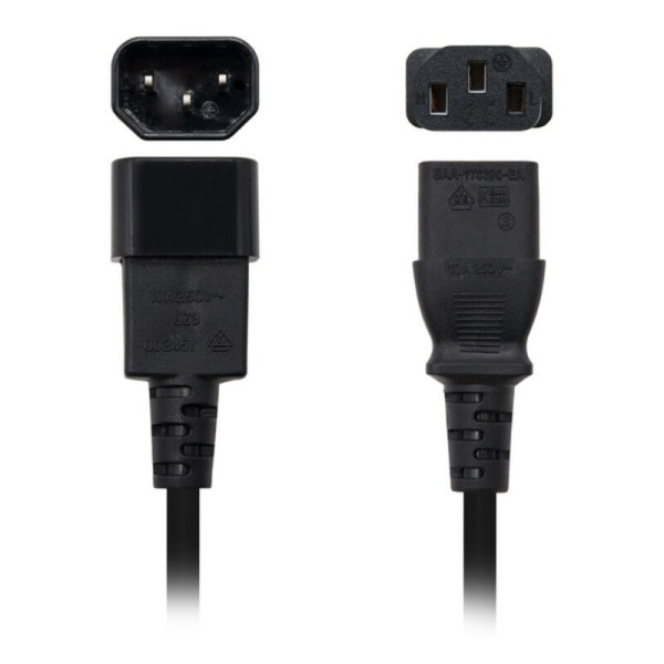 Power Cord NANOCABLE 10.22.0203 (3 m) Black