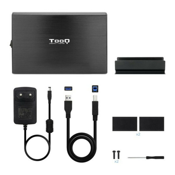 Housing for Hard Disk TooQ TQE-3531B 3,5" USB 3.0 Black