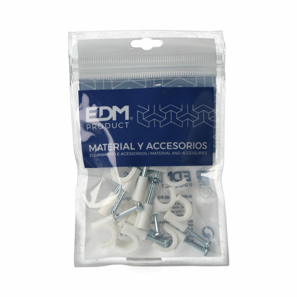 Staples EDM 2 x 2,5 mm White Cables 15 Units