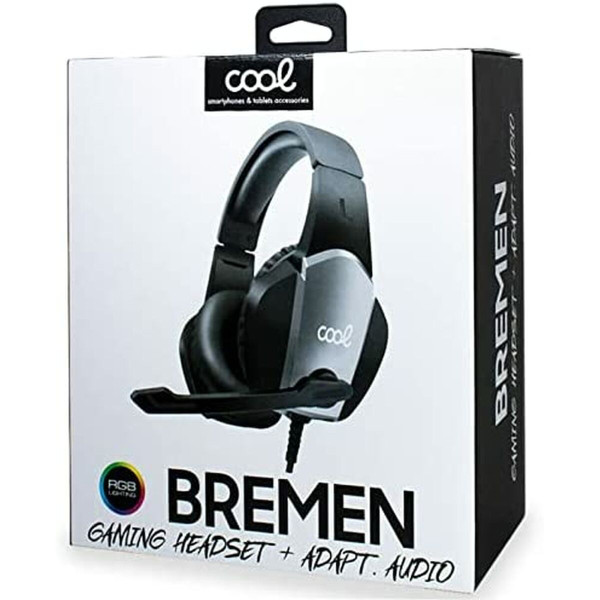 Headphones with Microphone Cool Black