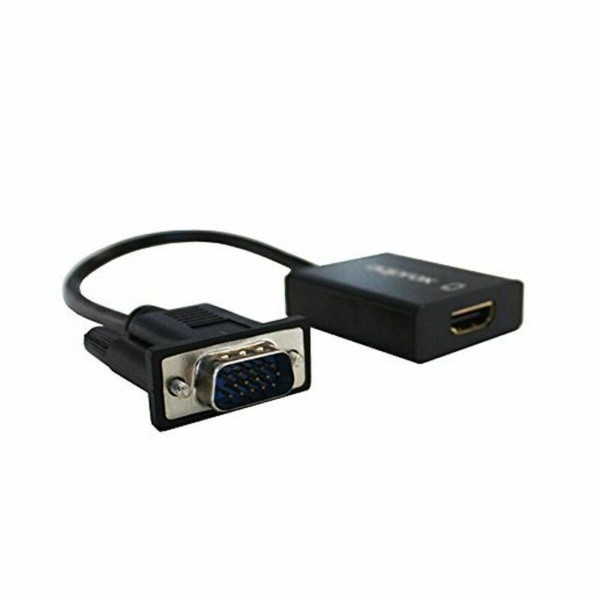 VGA to HDMI Adapter with Audio approx! APPC25 3,5 mm Micro USB 20 cm 720p/1080i/1080p