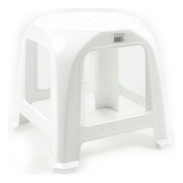 Step Stool Plastic White (34 x 34 x 31 cm)