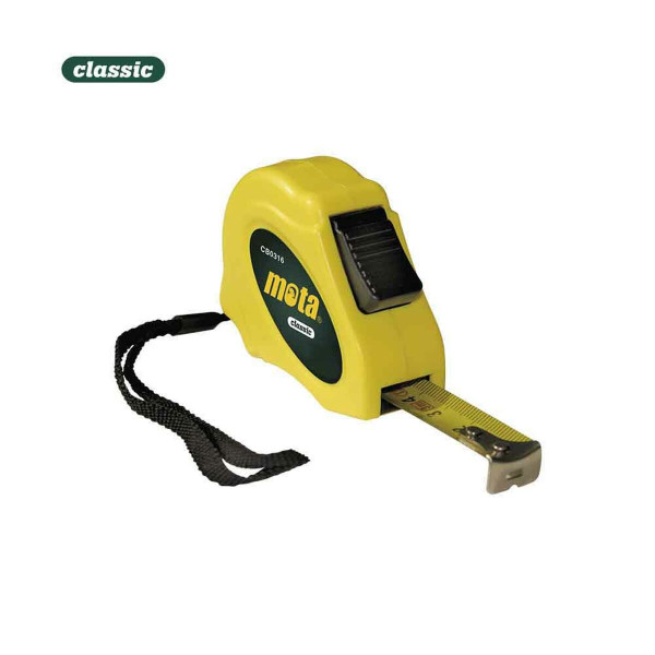 Tape measure Mota With brakes ABS (3 m x 16 mm)