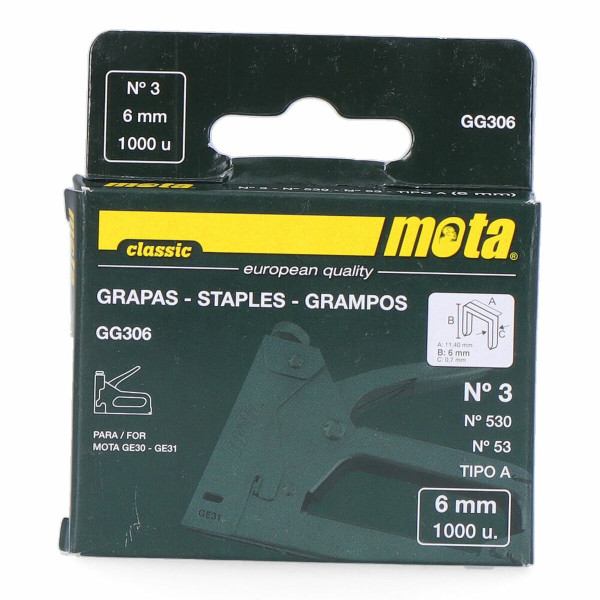 Staples Mota gg306 1000 Unidades