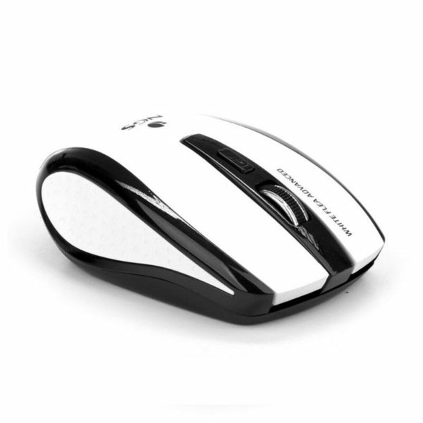 Optical Wireless Mouse NGS White Flea Advanced 800/1600 dpi White/Black