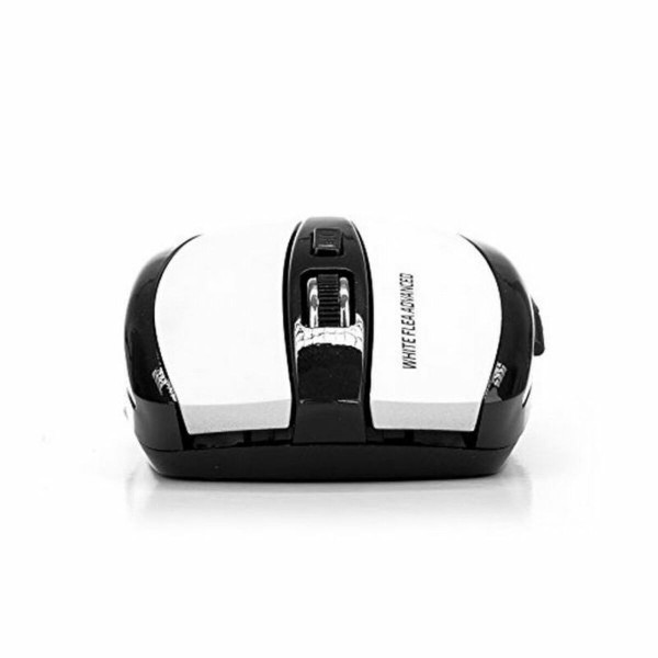 Optical Wireless Mouse NGS White Flea Advanced 800/1600 dpi White/Black