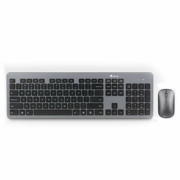 Keyboard and Wireless Mouse NGS Matrix Kit Qwerty Portuguese