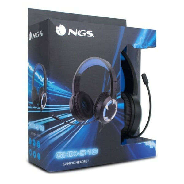 Gaming Headset NGS GHX-510 Black Black/Blue