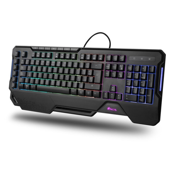 Gaming Keyboard NGS GKX-450 QWERTY Español LED RGB