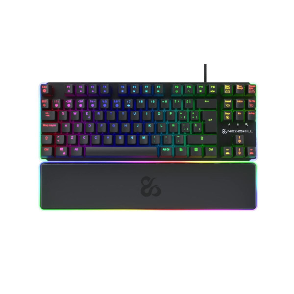 Gaming Keyboard Newskill Gungnyr TKL Pro Spanish Qwerty Black LED RGB