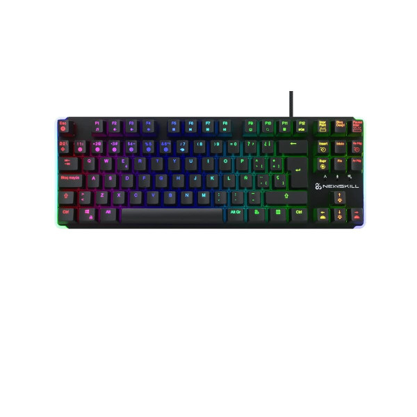 Gaming Keyboard Newskill Gungnyr TKL Pro Spanish Qwerty Black LED RGB