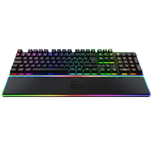 Gaming Keyboard Newskill Gungnyr Pro Spanish Qwerty Black LED RGB