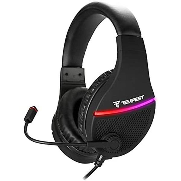 Headphones with Microphone Tempest GHS201 Black