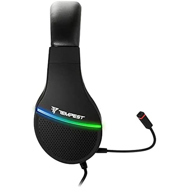 Headphones with Microphone Tempest GHS201 Black