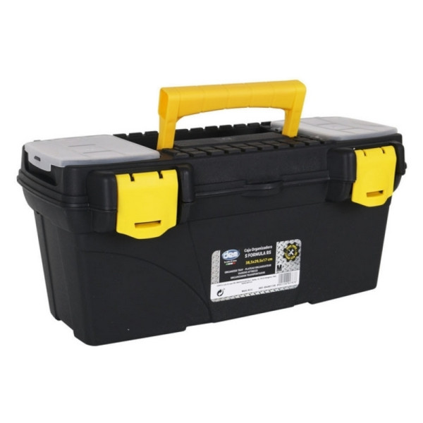 Toolbox Bricotech Yellow/Black (39 x 19 x 18 cm)