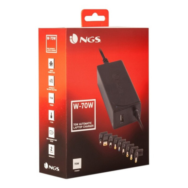 Laptop Charger NGS W-70 230V 70W Black