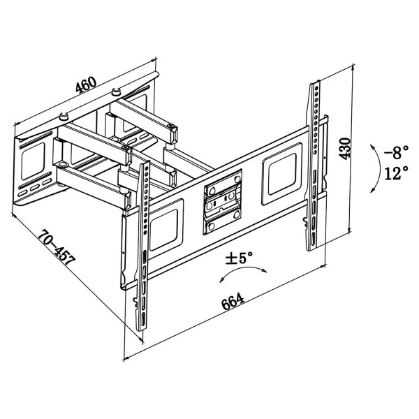 TV Mount TM Electron 32"-65" 60 Kg