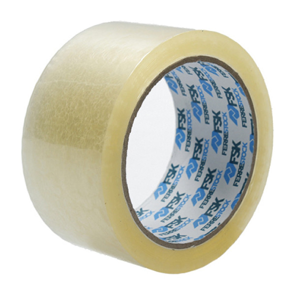 Adhesive Tape Ferrestock 6 pcs Transparent 66 m x 50 mm