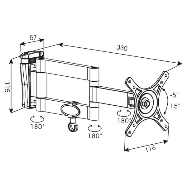 TV Mount TM Electron 15 kg 10"-24"