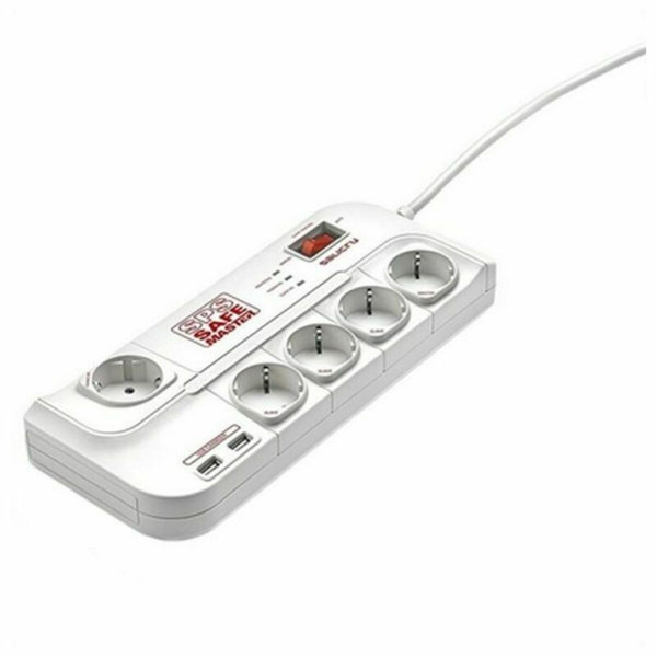 Power Socket - 5 sockets with Switch Salicru SPS USB (1,8 m)